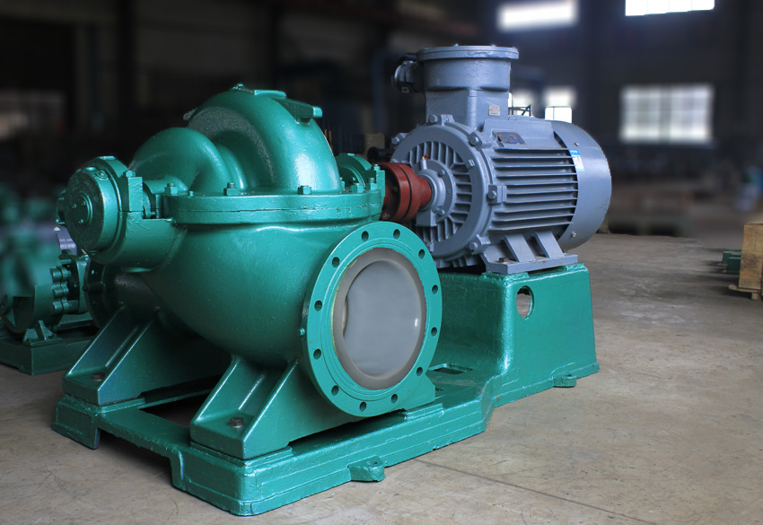 SF type large flow acid-resistant lining fluorine centrifugal pump